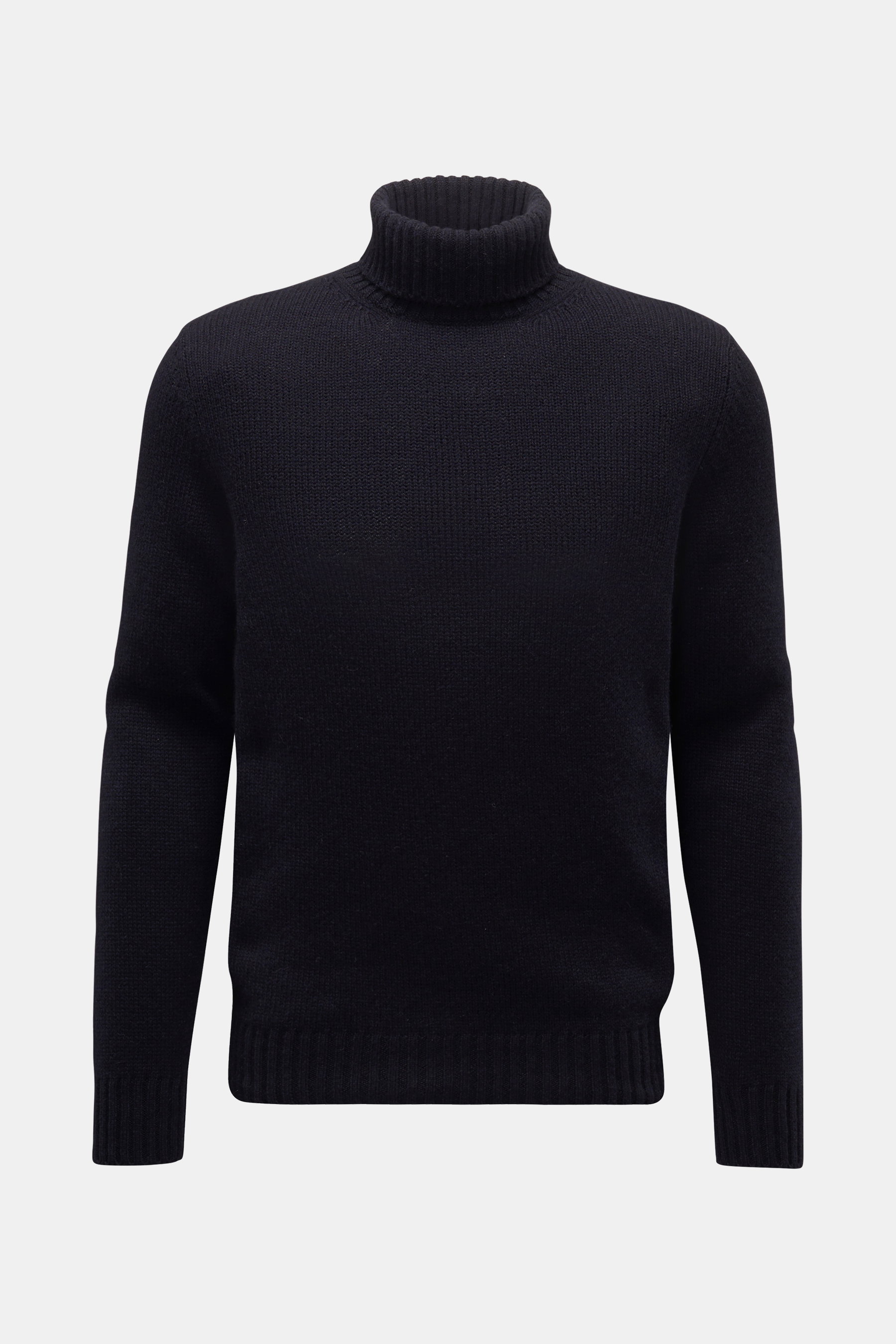 Bruno Manetti Cashmere Rollkragenpullover dark navy