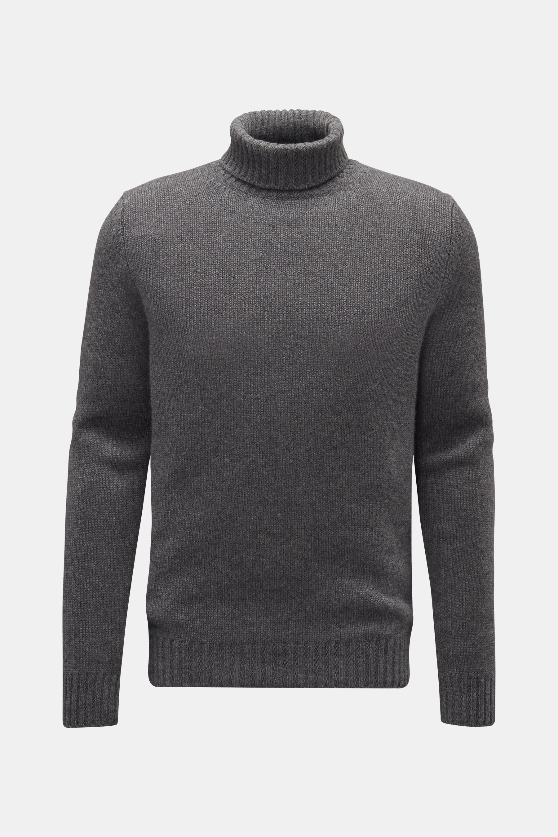 Bruno Manetti Cashmere Rollkragenpullover dunkelgrau