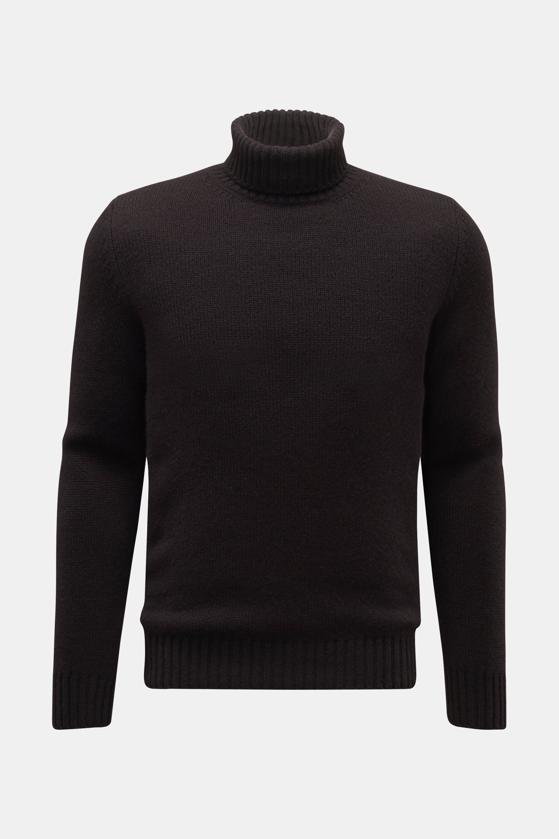 Bruno Manetti Cashmere Rollkragenpullover dunkelbraun