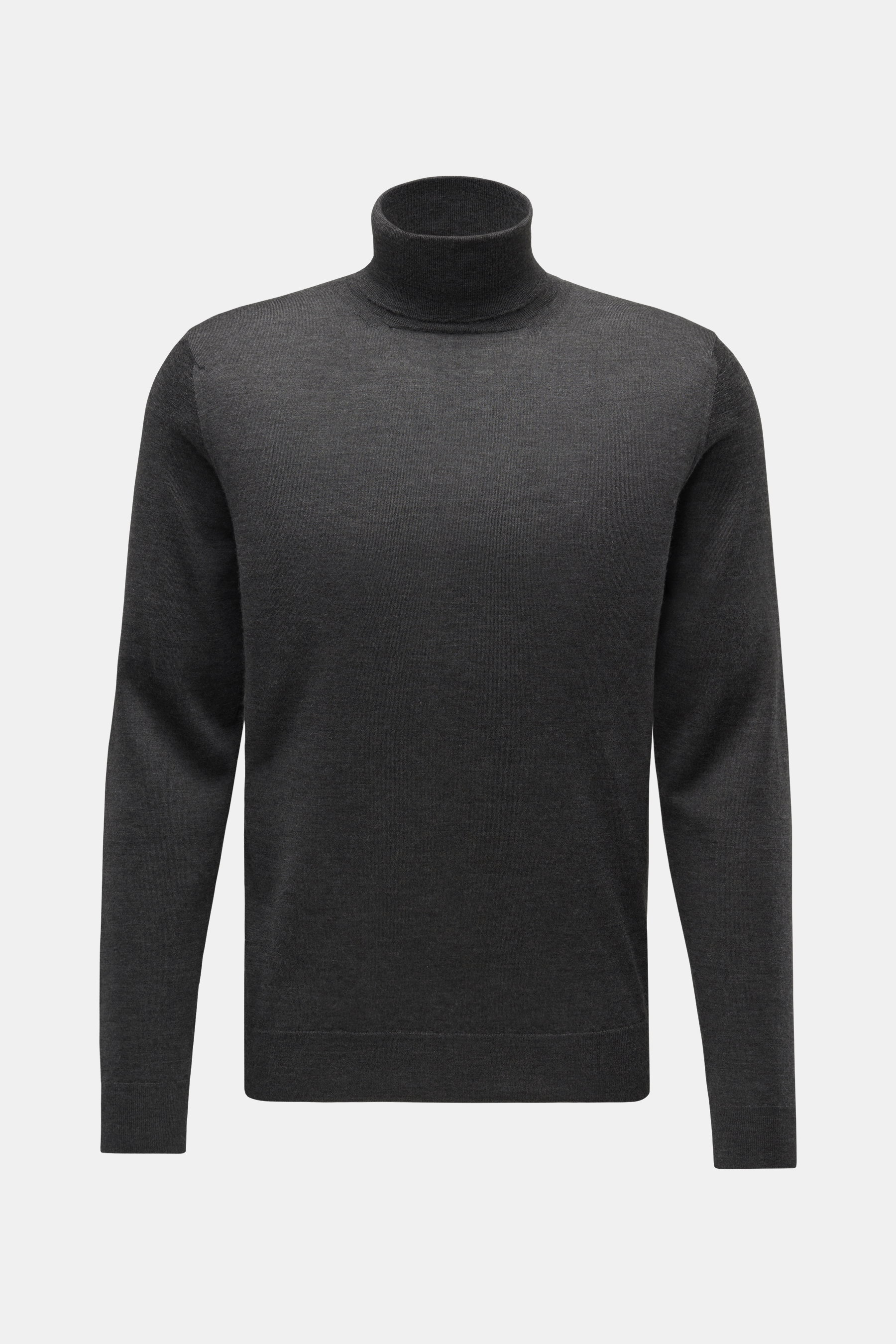 Fedeli Fine knit turtleneck jumper 'Derby ML' dark grey