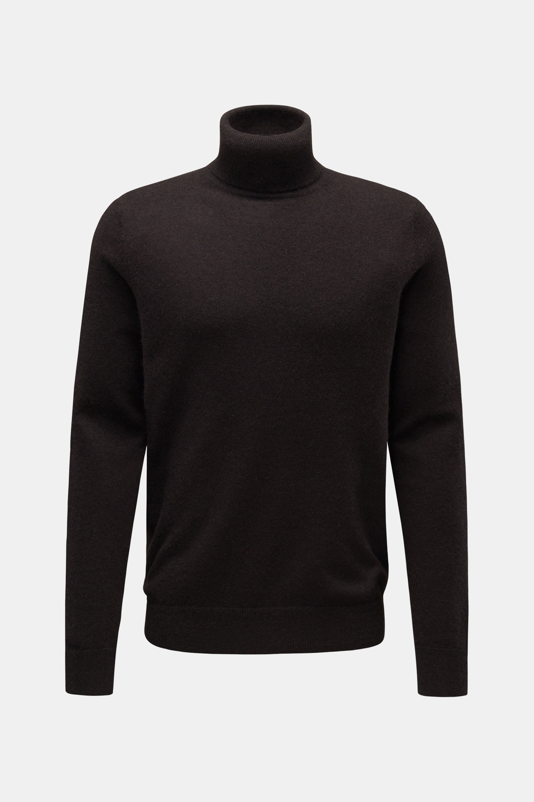 FTC Cashmere Rollkragenpullover dunkelbraun