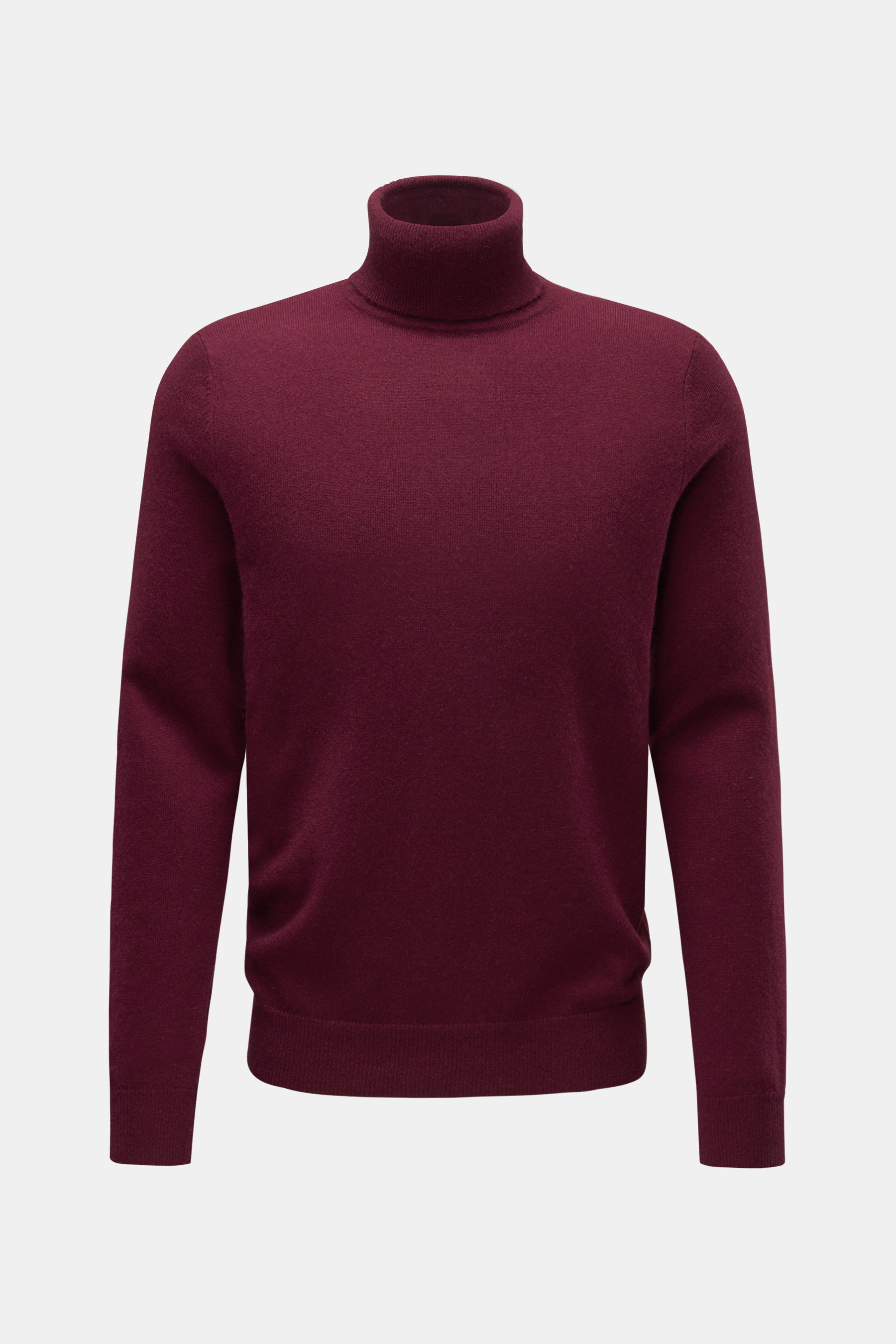FTC Cashmere turtleneck jumper burgundy