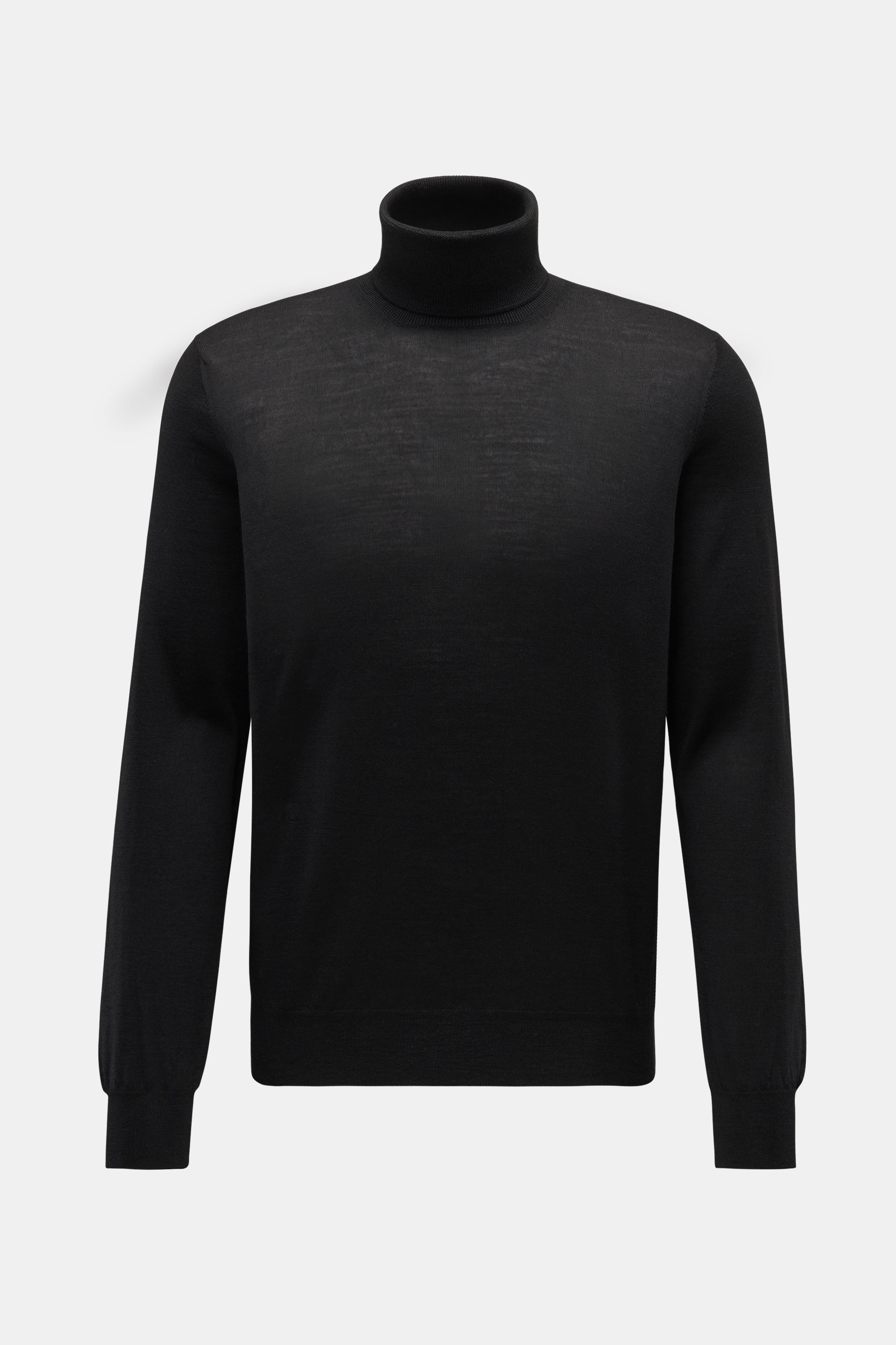 Gran Sasso Feinstrick-Rollkragenpullover schwarz