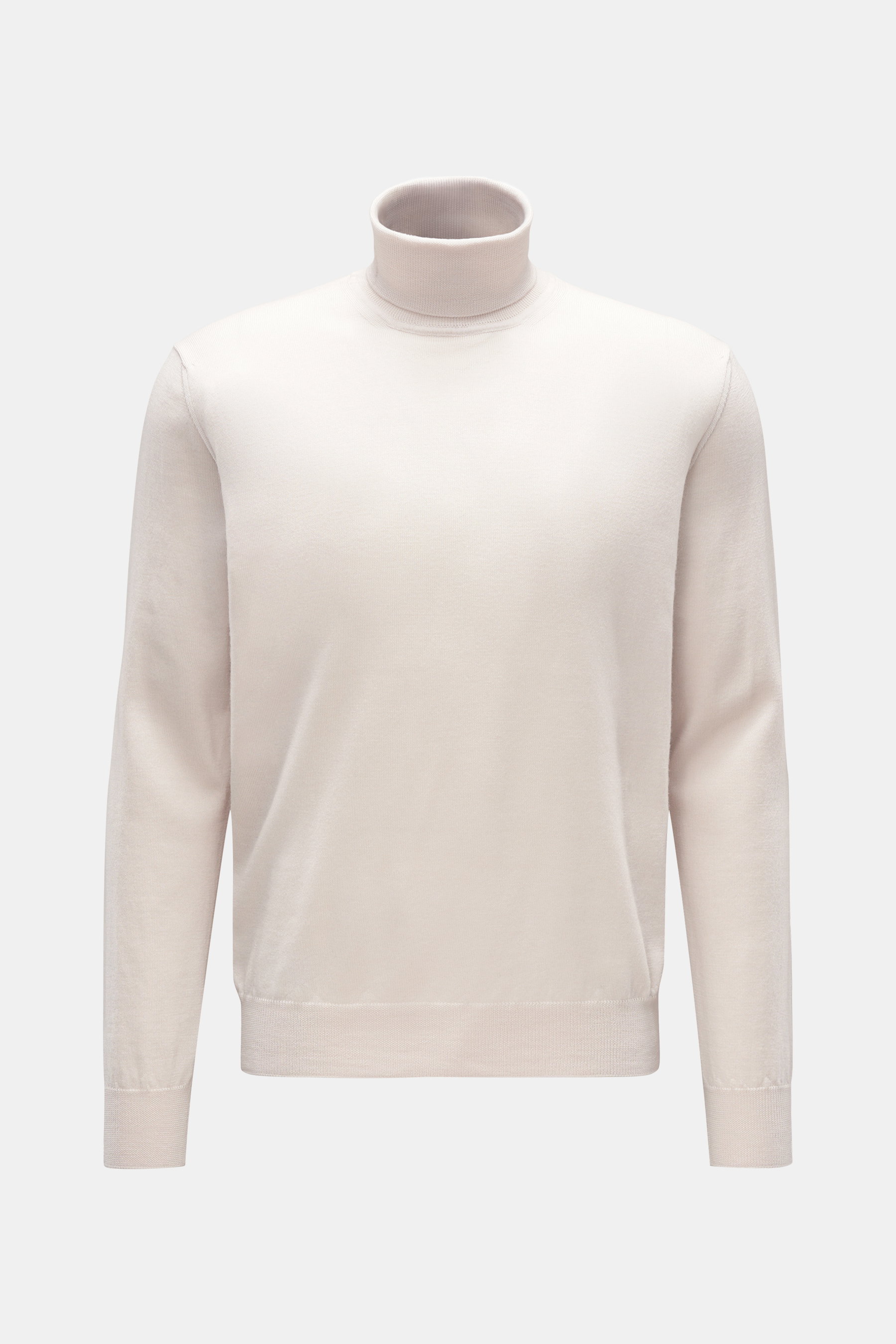 Herno Feinstrick-Rollkragenpullover creme