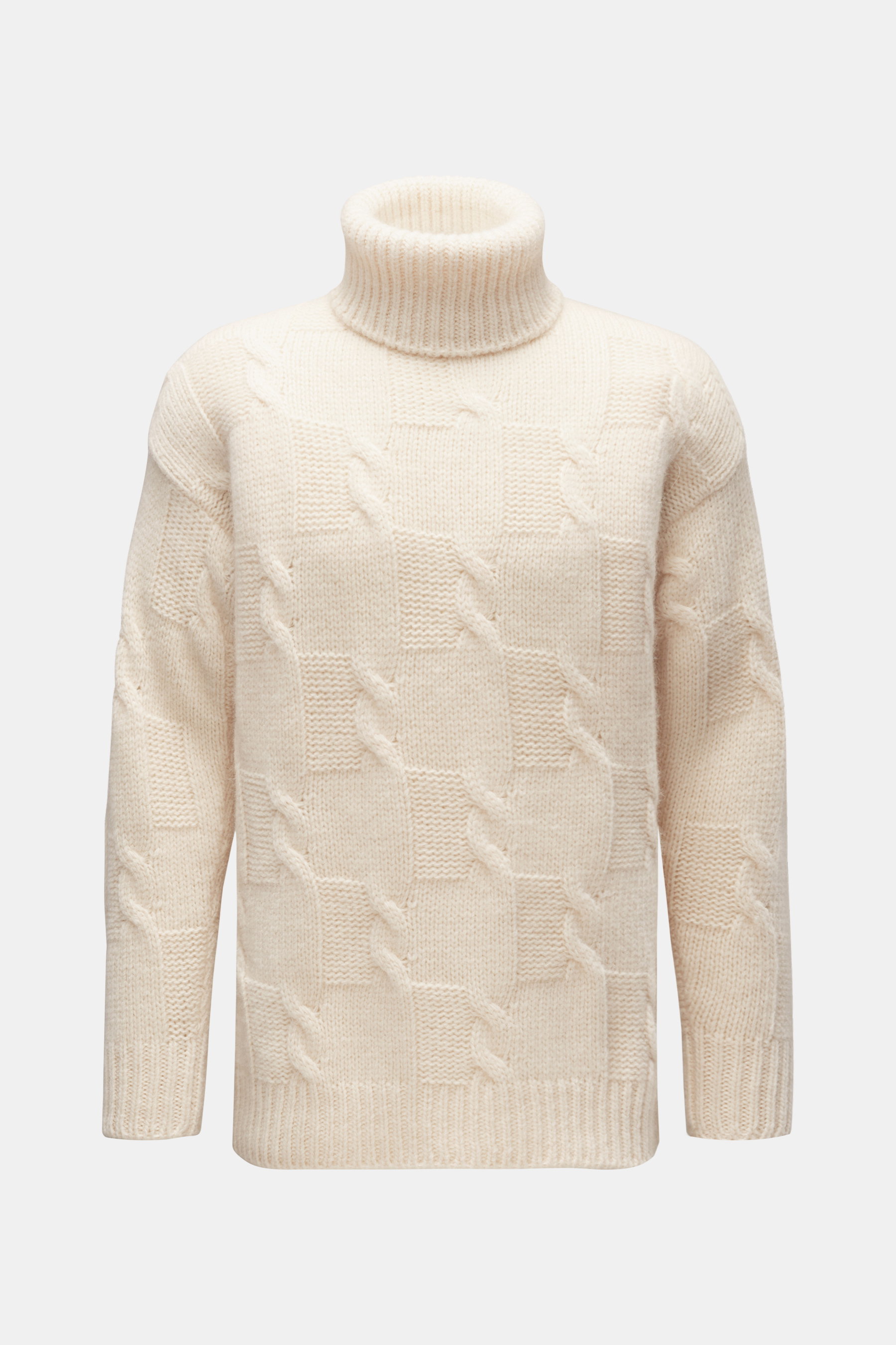 PT Torino Rollkragenpullover creme