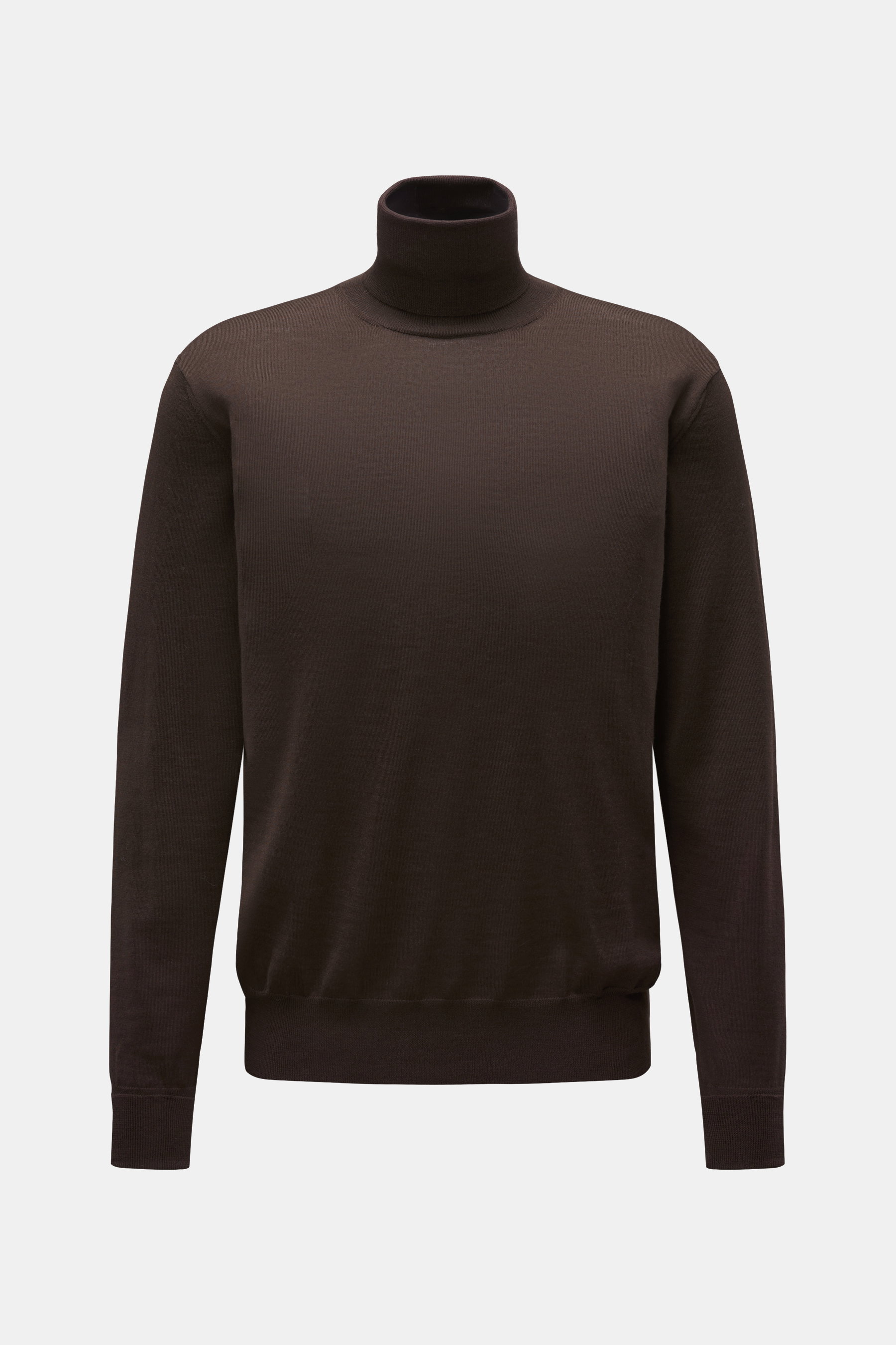 PT Torino Fine knit turtleneck jumper dark brown