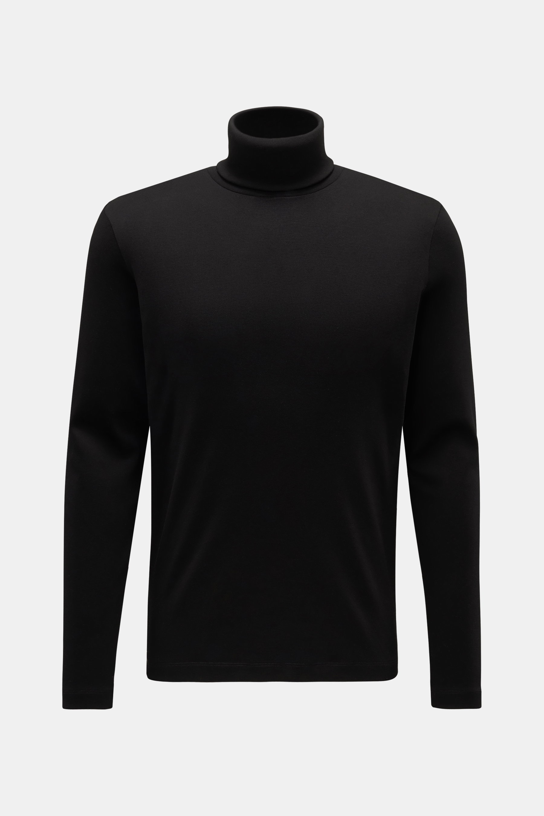 Stefan Brandt Jersey turtleneck jumper 'Eli' black