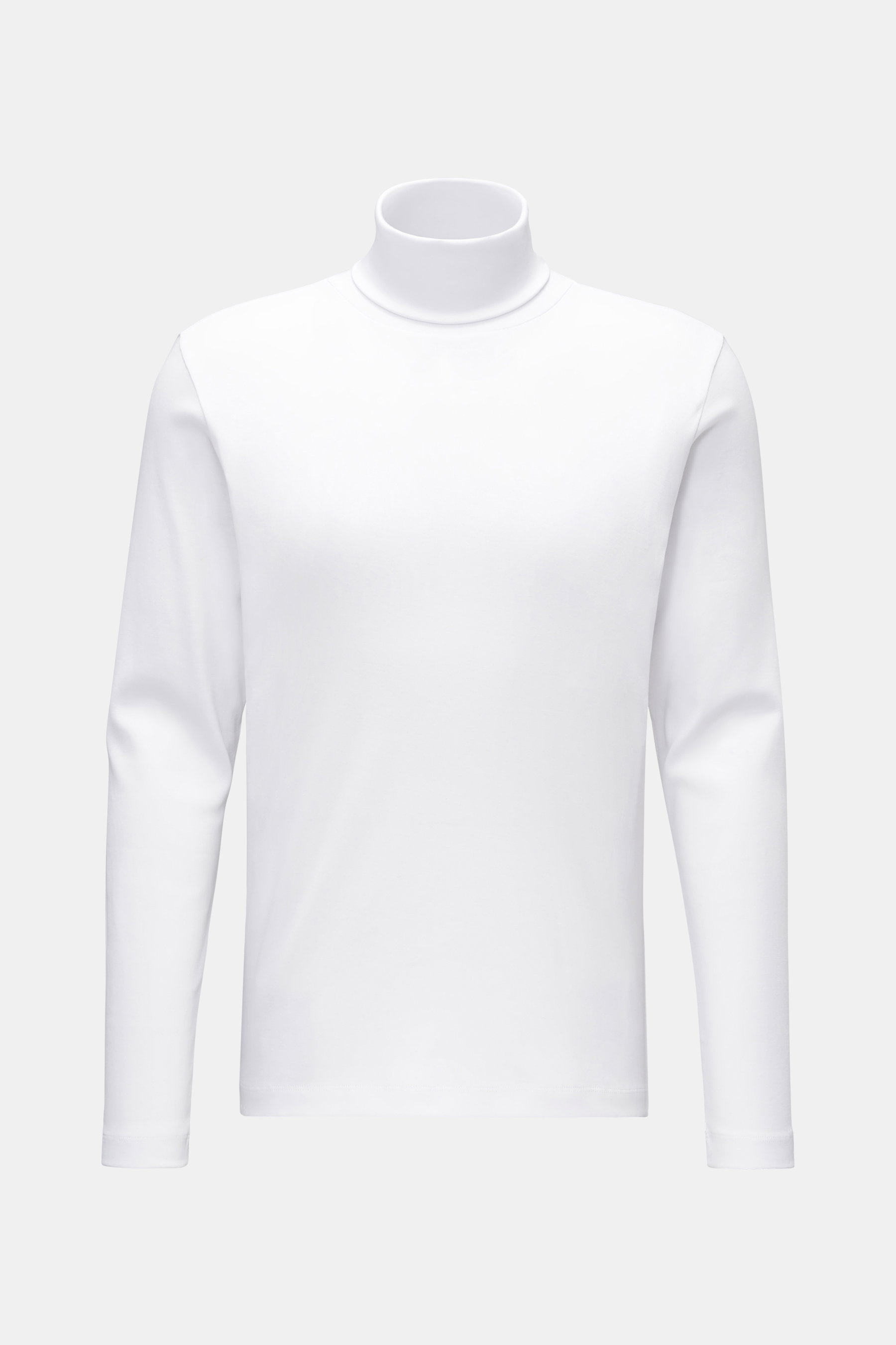 Stefan Brandt Jersey turtleneck jumper 'Eli' white