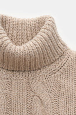 von Braun Cashmere Rollkragenpullover beige