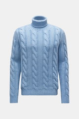 von Braun Cashmere Rollkragenpullover hellblau
