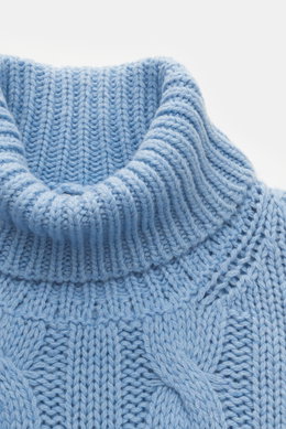 von Braun Cashmere Rollkragenpullover hellblau