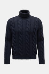 von Braun Cashmere Rollkragenpullover navy