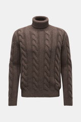 von Braun Cashmere Rollkragenpullover graubraun