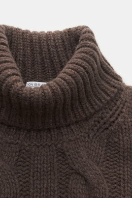 von Braun Cashmere Rollkragenpullover graubraun