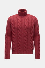 von Braun Cashmere Rollkragenpullover rot