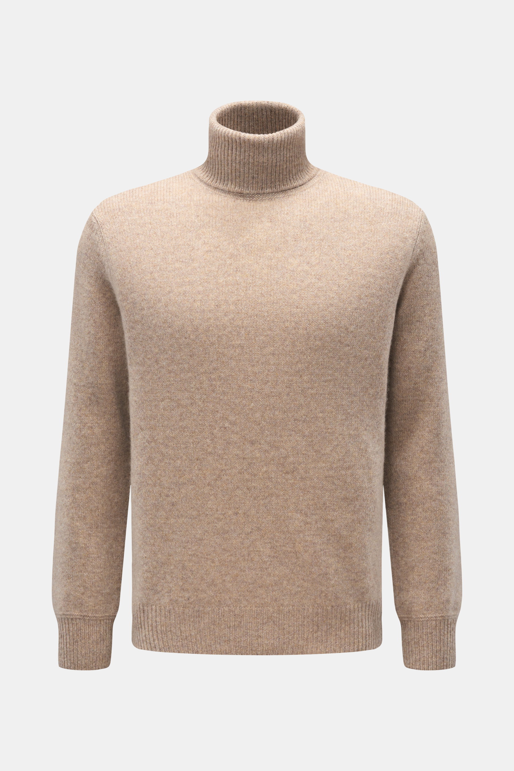Cruciani Cashmere Rollkragenpullover beige meliert