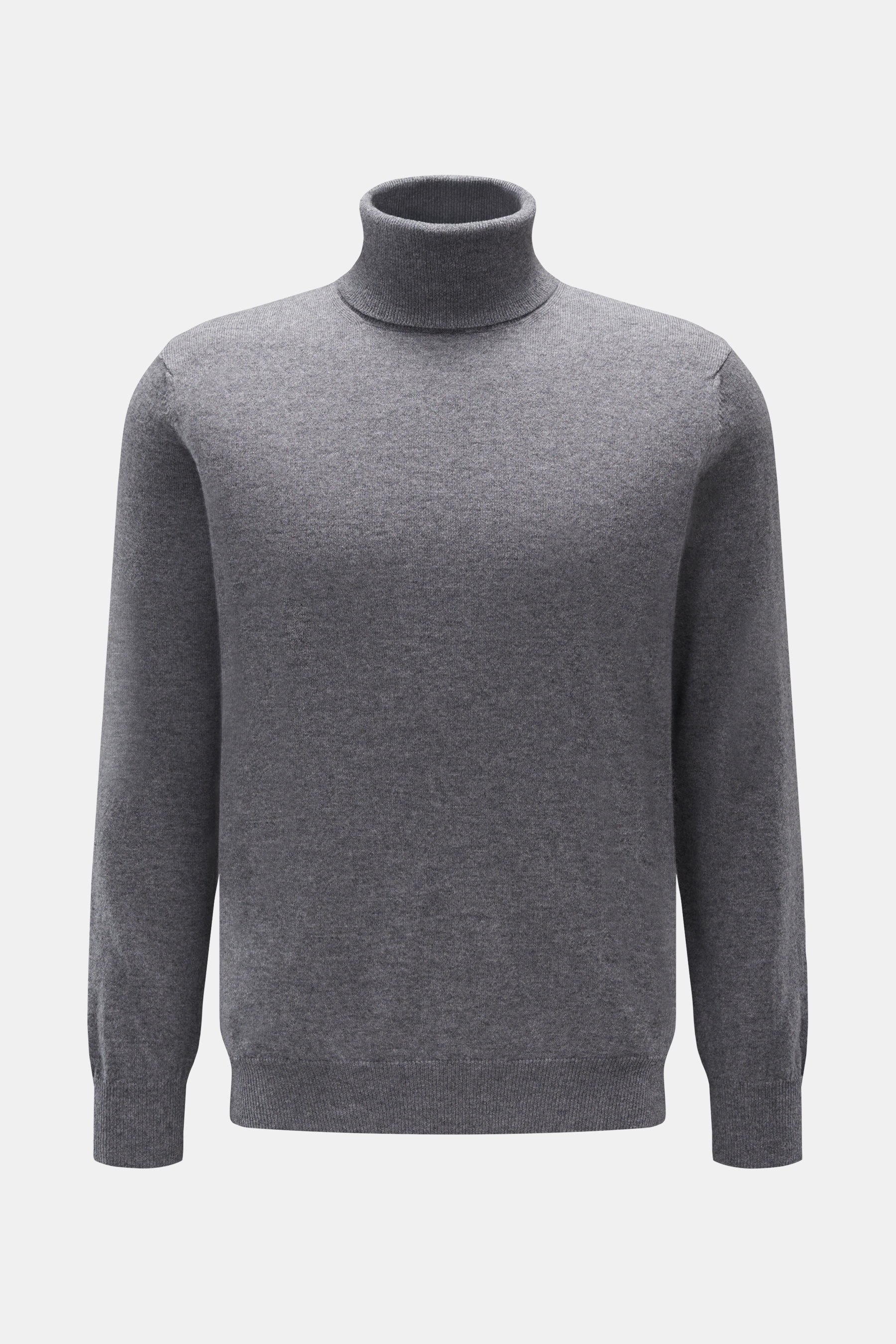 Piacenza 1733 Cashmere Rollkragenpullover grau meliert