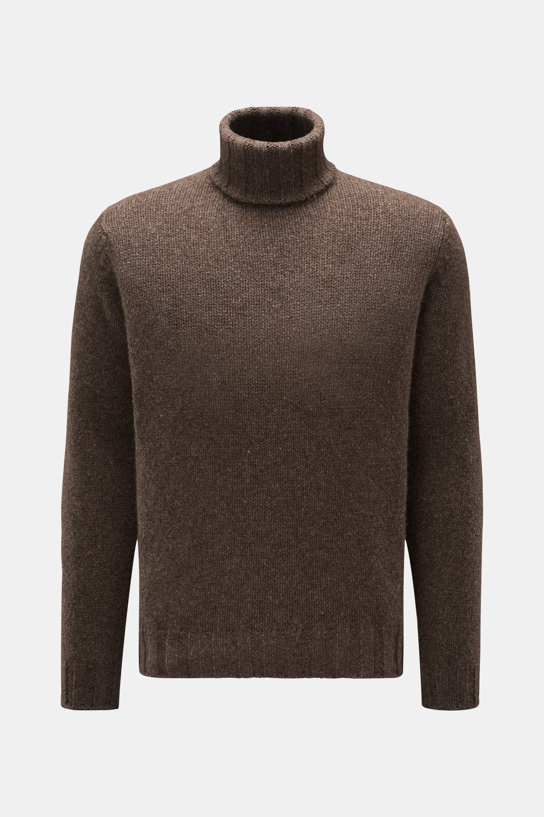 Filippo de Laurentiis Rollkragenpullover graubraun meliert