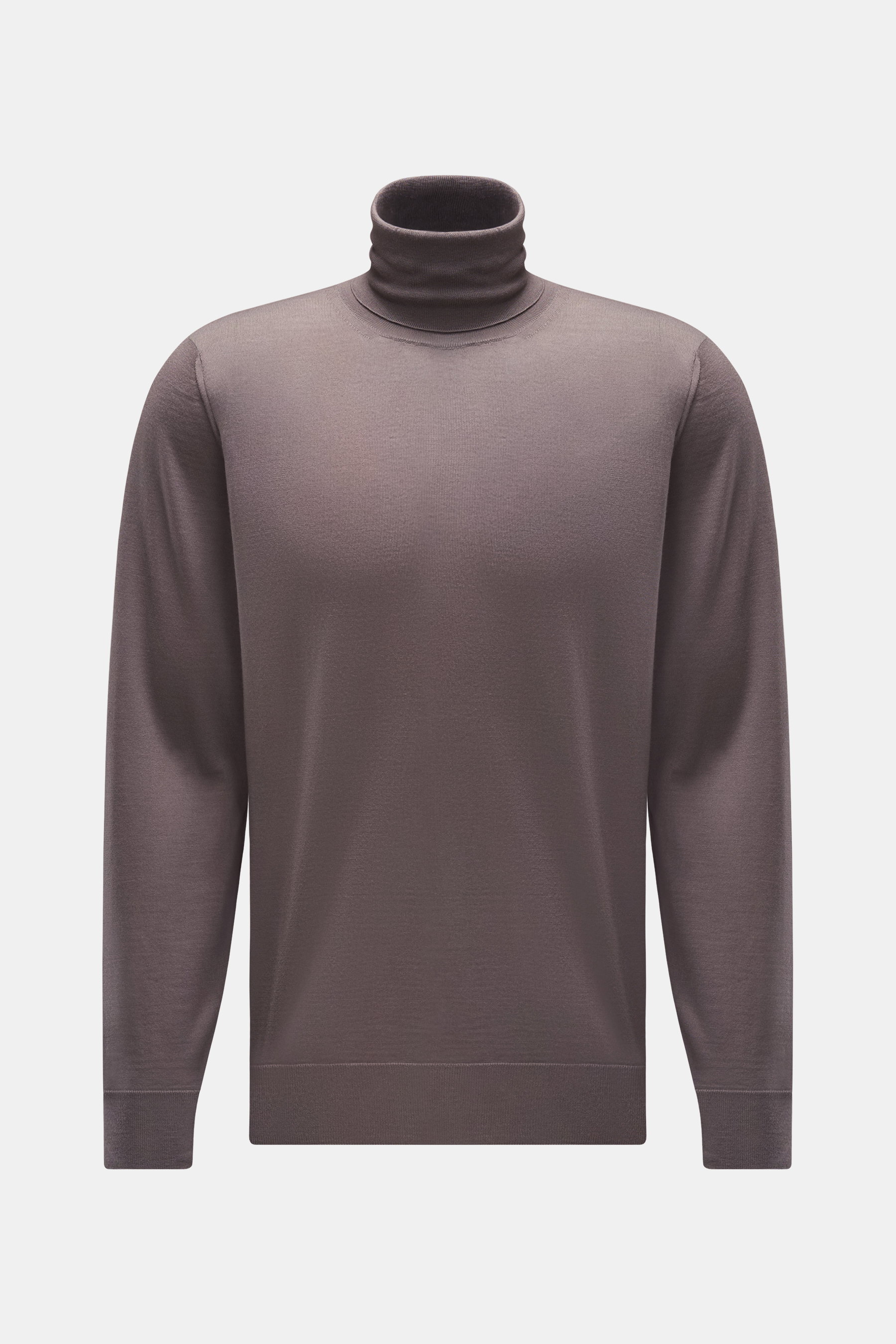 Merino turtleneck jumper taupe