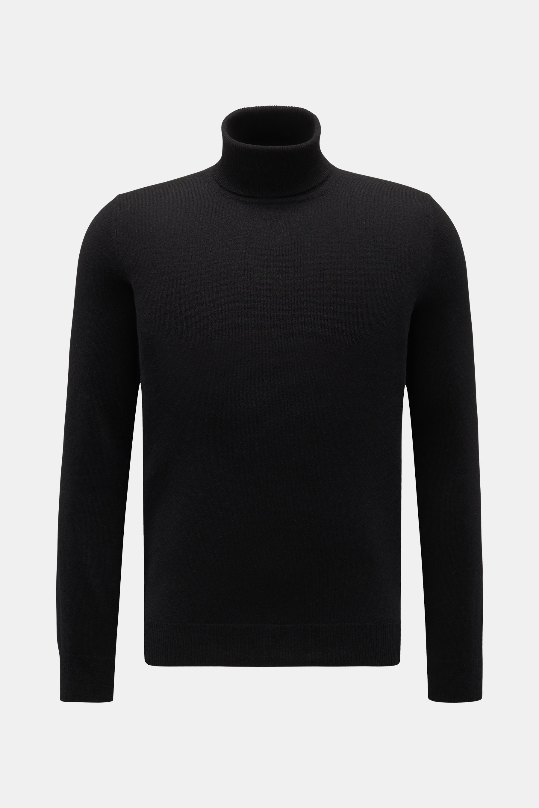 Cashmere turtleneck jumper black