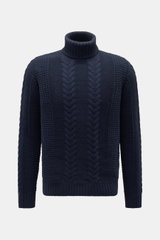 von Braun Cashmere Rollkragenpullover navy