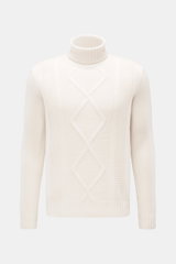 von Braun Cashmere Rollkragenpullover creme