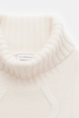 von Braun Cashmere Rollkragenpullover creme