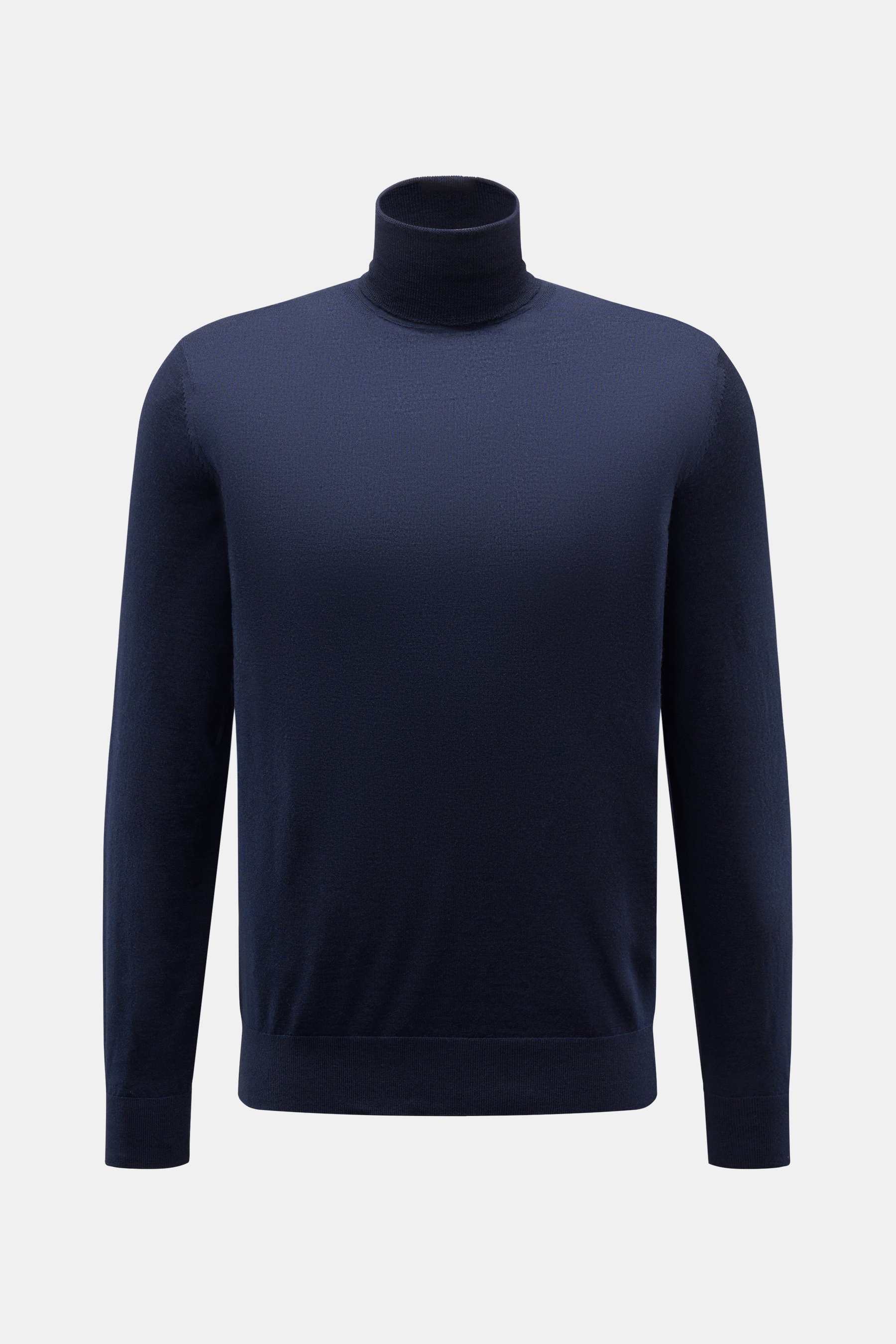 von Braun Merino Rollkragenpullover navy