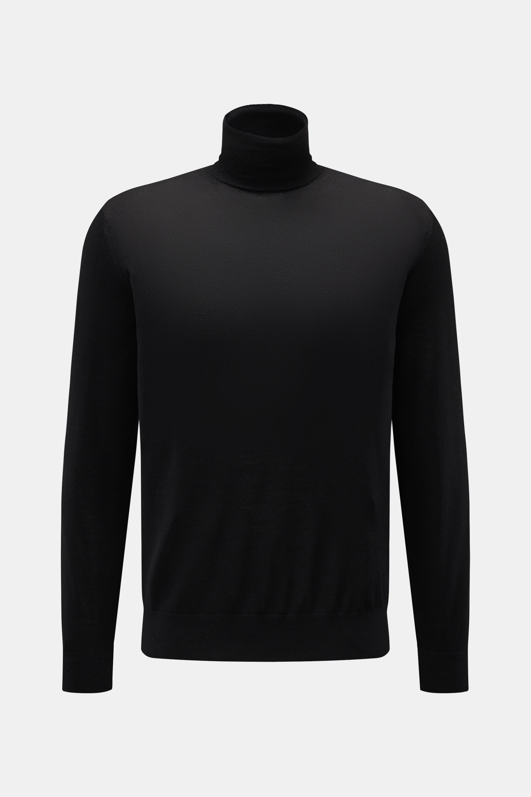von Braun Merino Rollkragenpullover schwarz