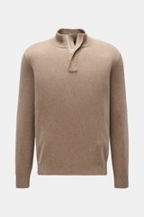 04651/ A trip in a bag Cashmere Troyer beige meliert