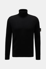 Stone Island Turtleneck Sweater Black