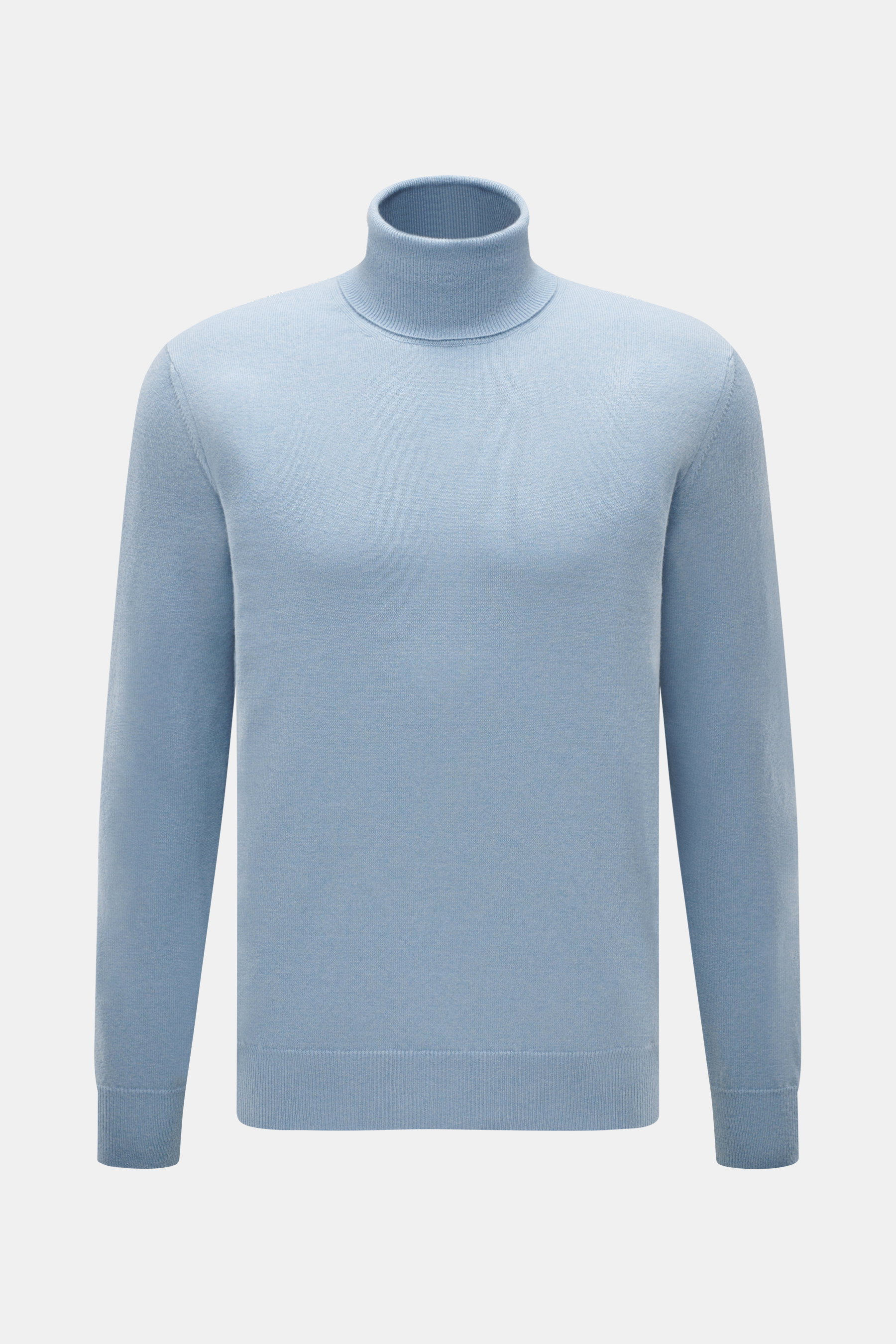Malo Cashmere Rollkragenpullover hellblau