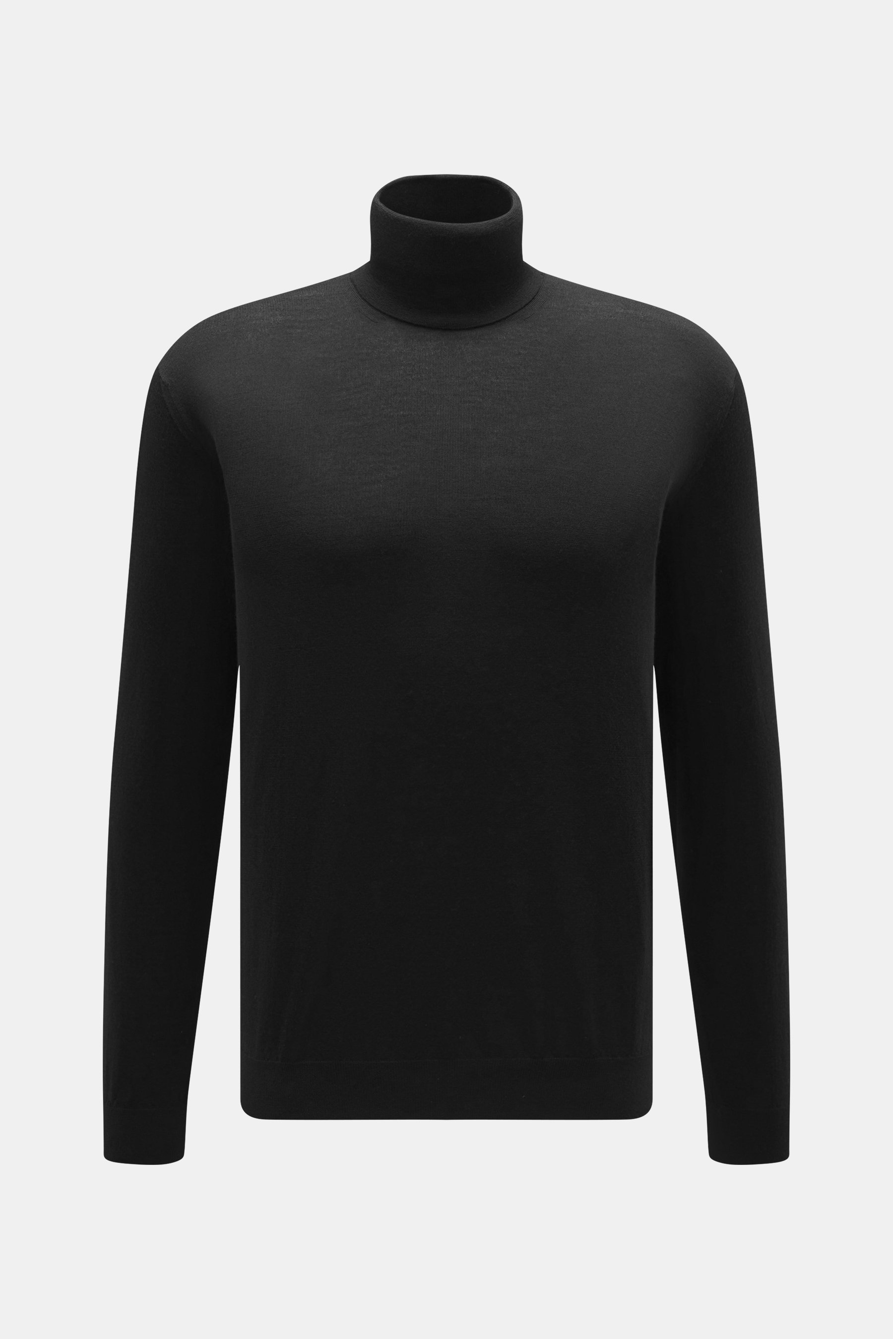 Malo Rollkragenpullover schwarz