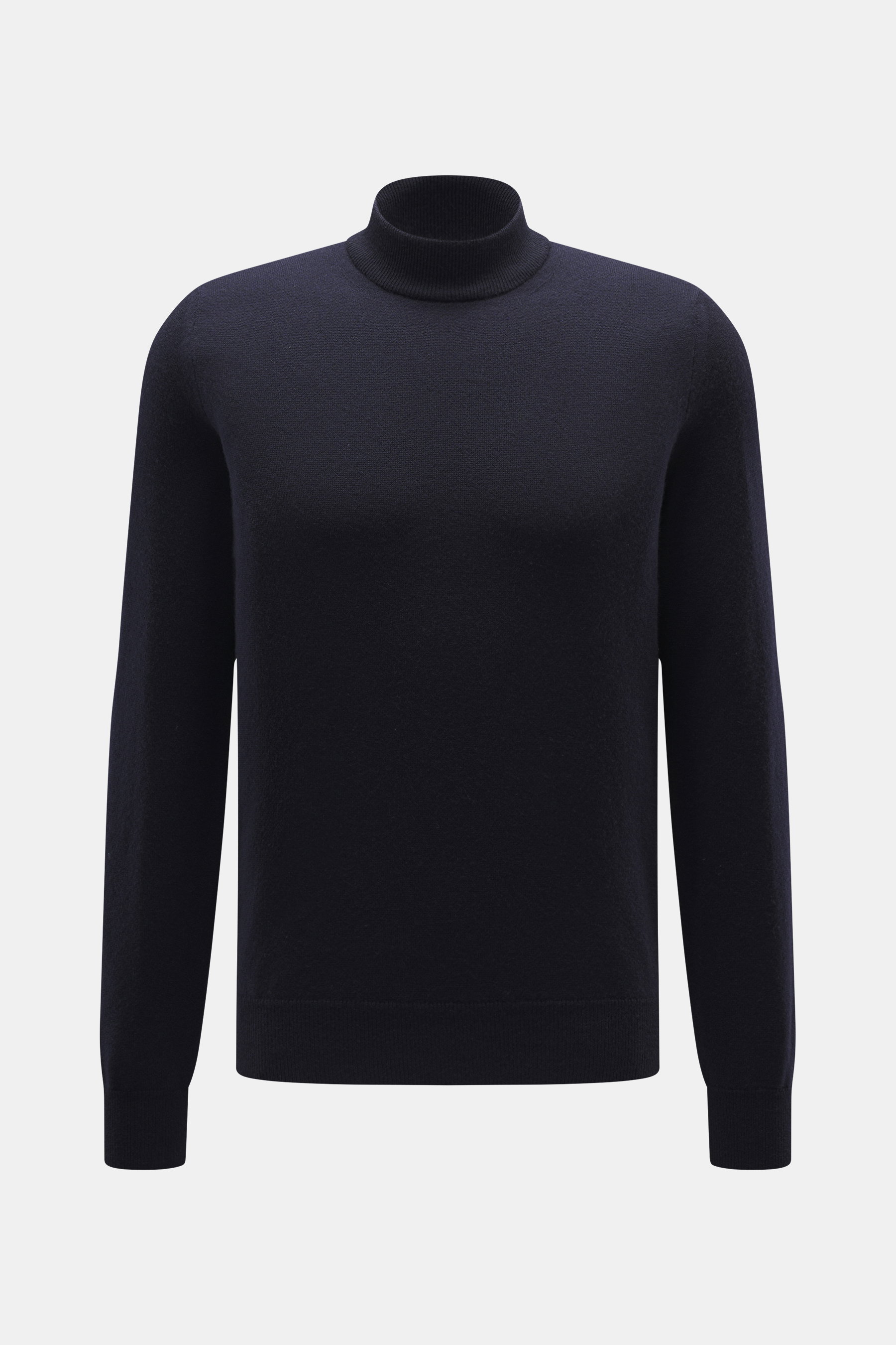 Colombo Cashmere Mock Neck Pullover navy