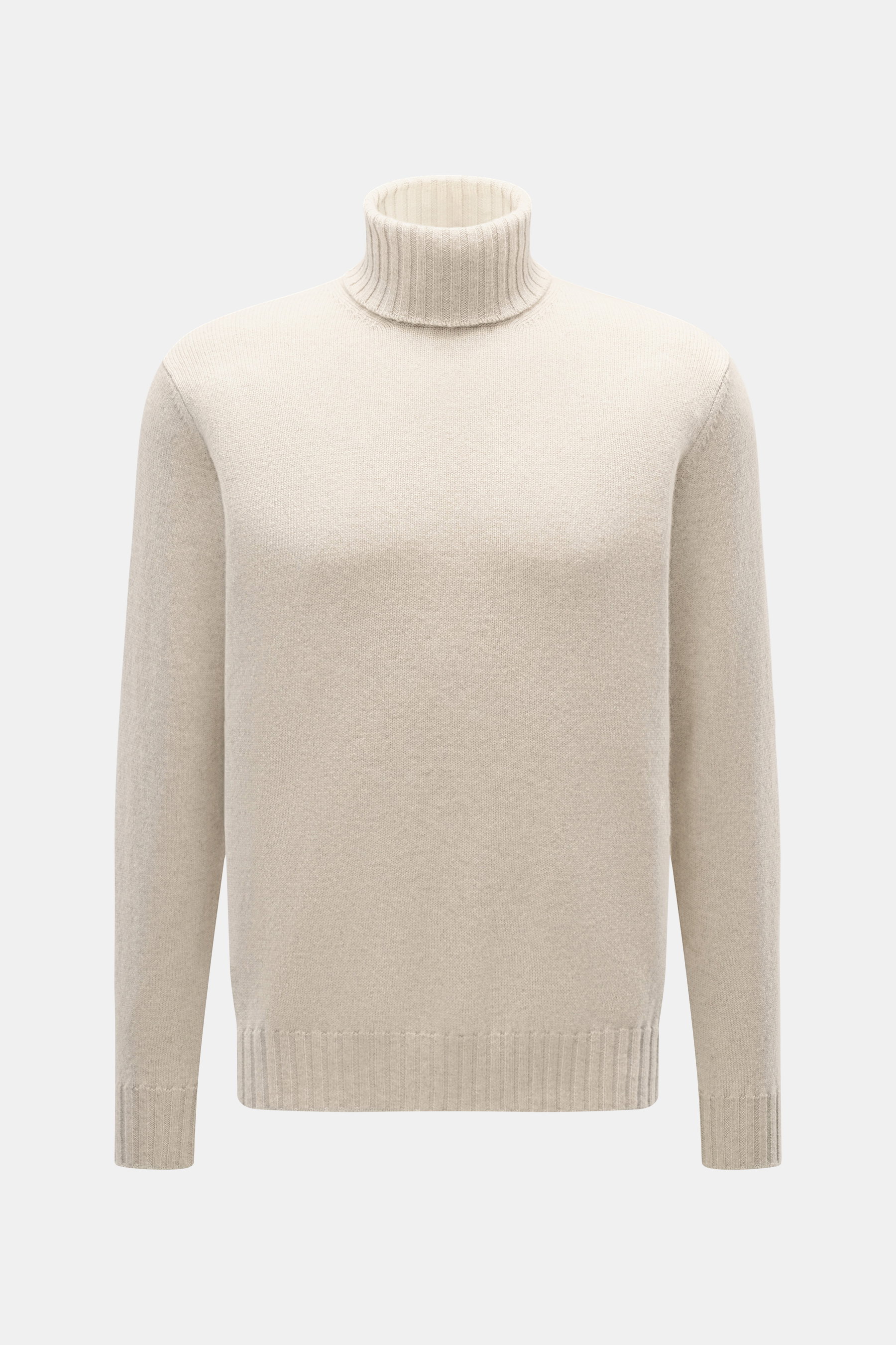 Filippo de Laurentiis Cashmere Rollkragenpullover creme meliert