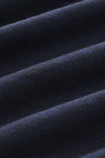 Barena Venezia Merino Feinstrick-Rollkragenpullover navy meliert, Nahaufnahme feines Strickbild, weicher Griff, Merinowolle, Extra Slim Fit, Rollkragen, Bündchenborte.