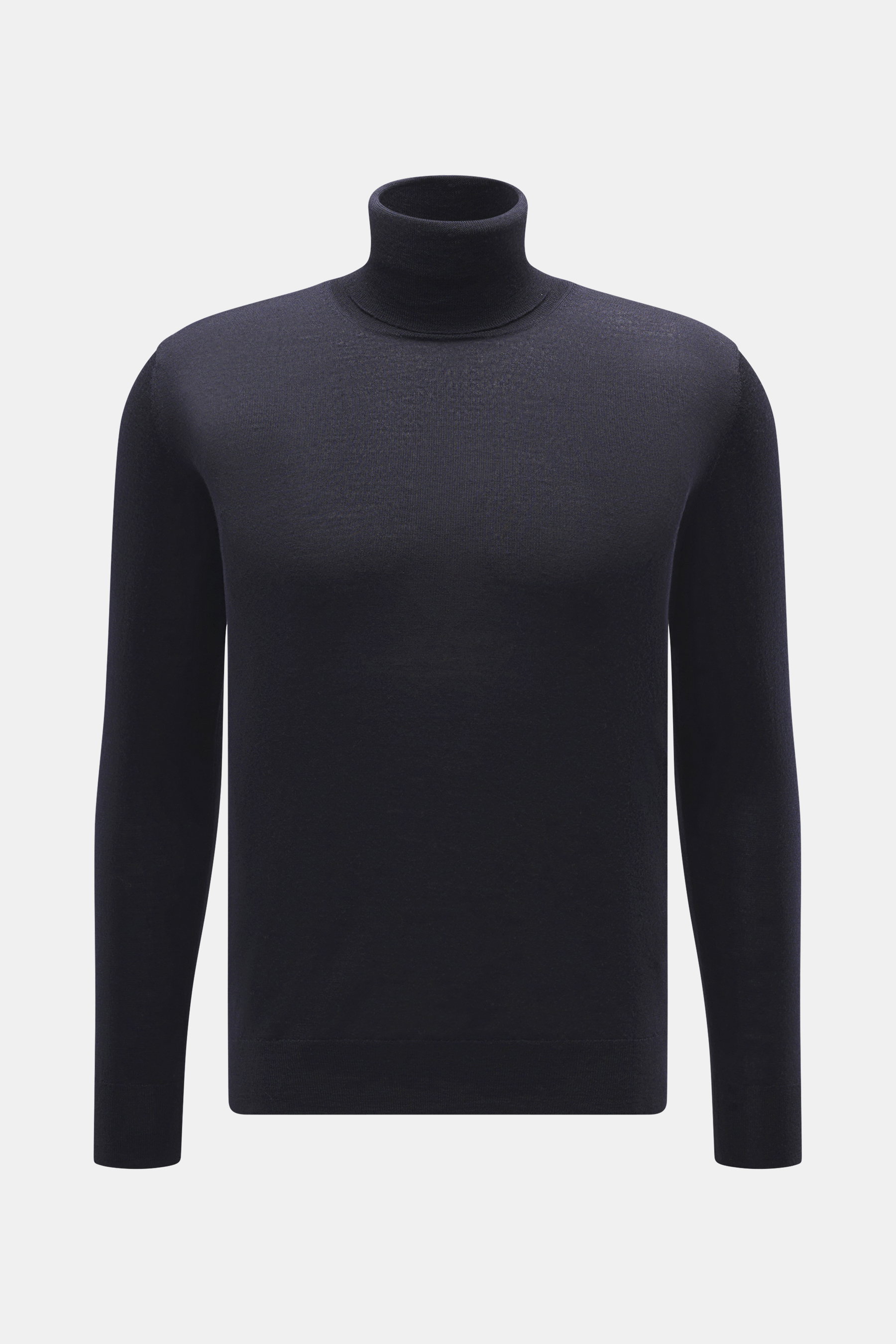 B.F. Knitwear Merino Rollkragenpullover navy