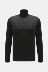 von Braun Merino Feinstrick-Rollkragenpullover anthrazit