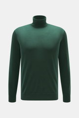 von Braun Merino Feinstrick-Rollkragenpullover dunkelgrün