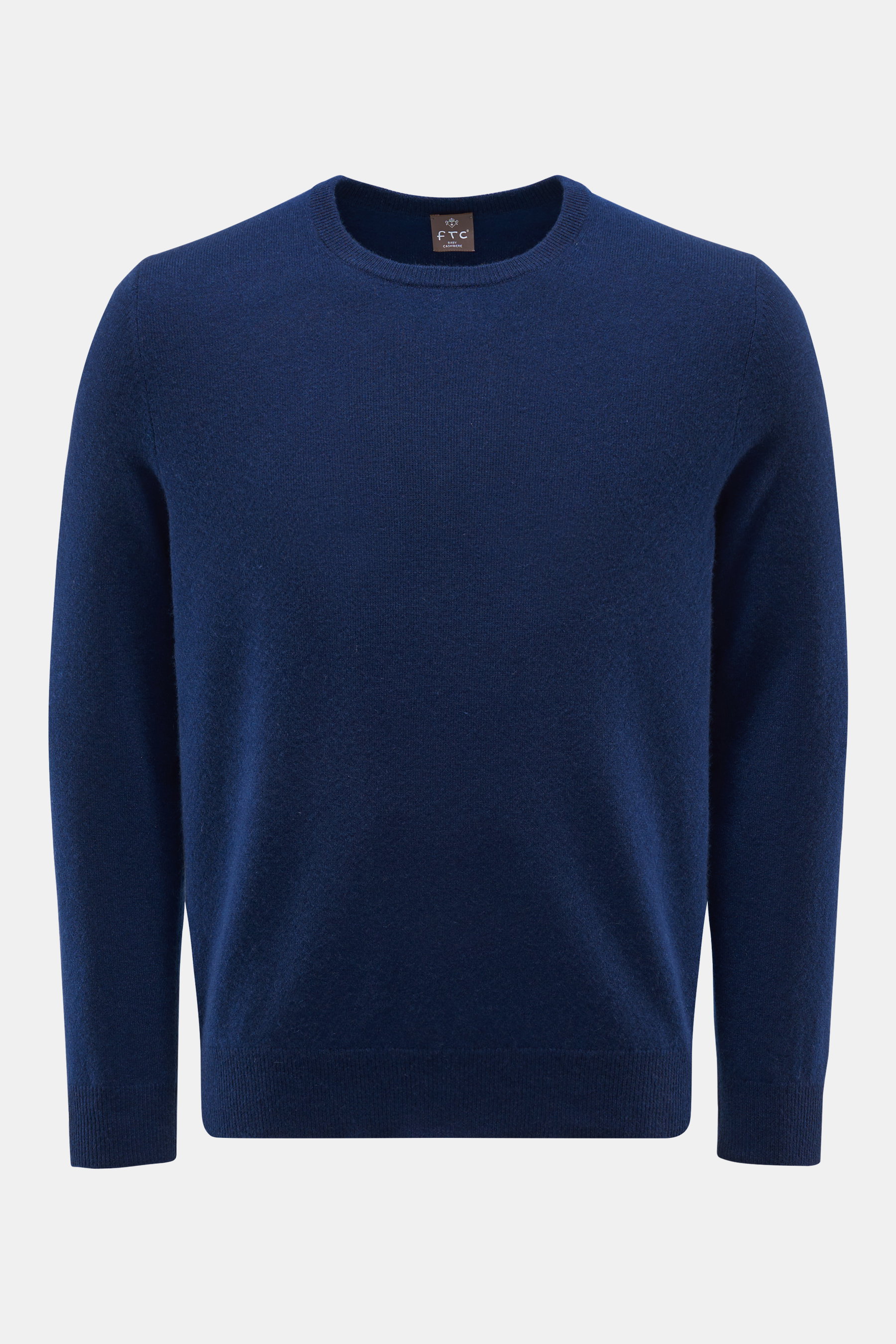 FTC Baby-Cashmere Rundhals-Pullover navy