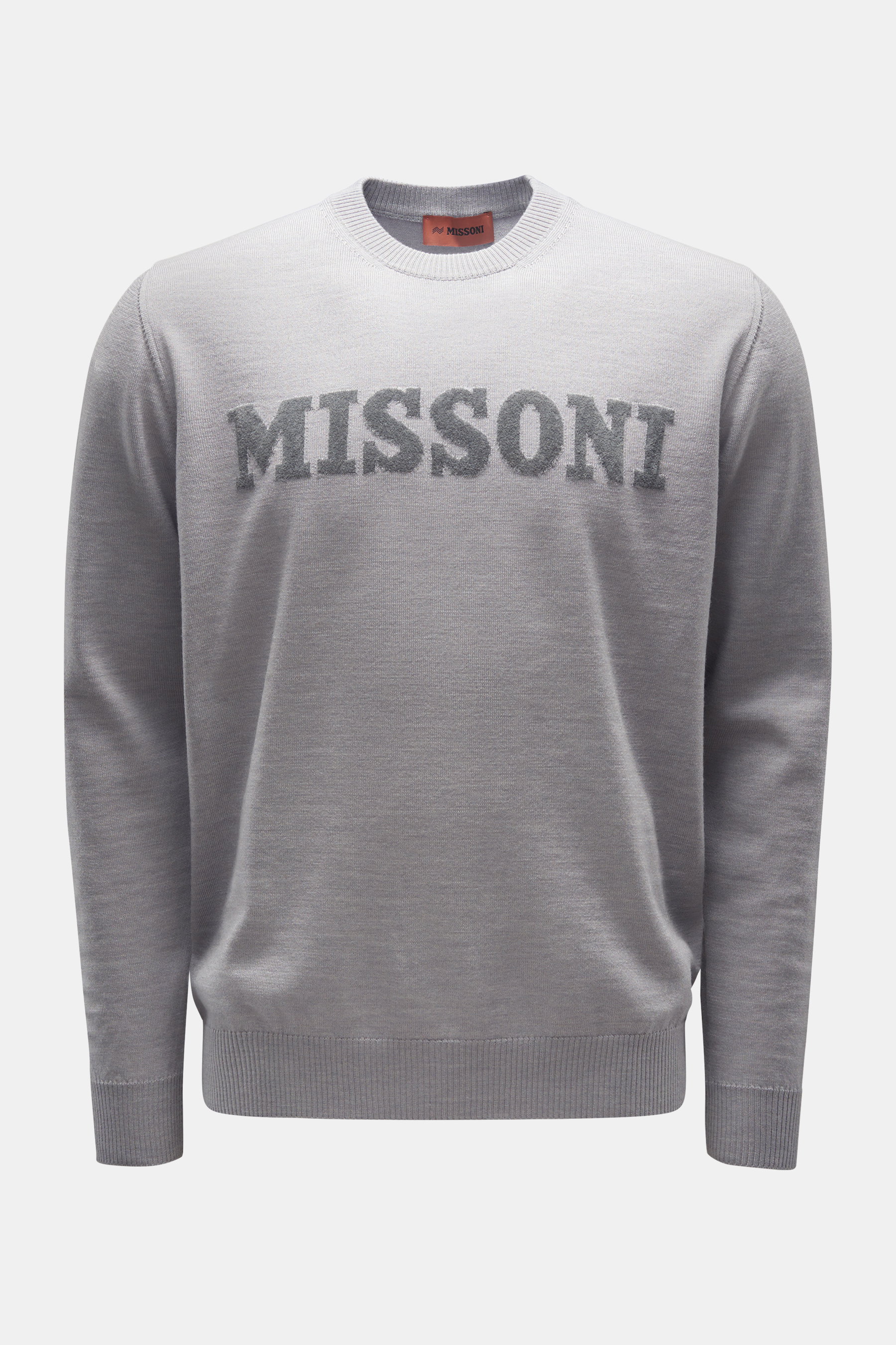 Missoni Rundhalspullover grau