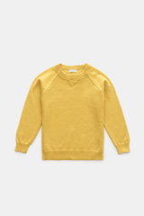 von Braun Kinder Cashmere Rundhalspullover gelb