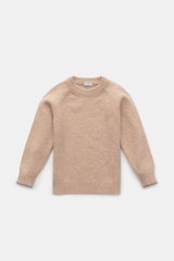 von Braun Kinder Rundhalspullover beige