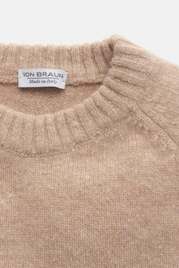 von Braun Kinder Rundhalspullover beige