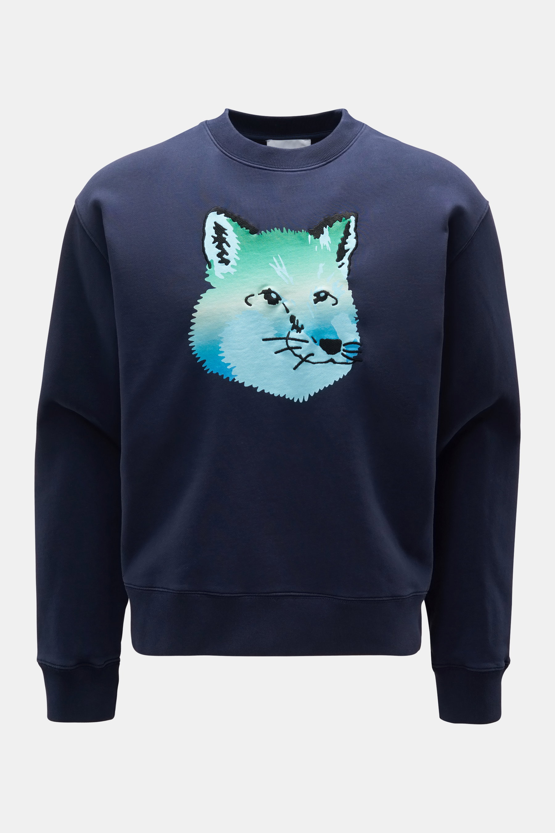 Maison Kitsuné Rundhals-Sweatshirt navy