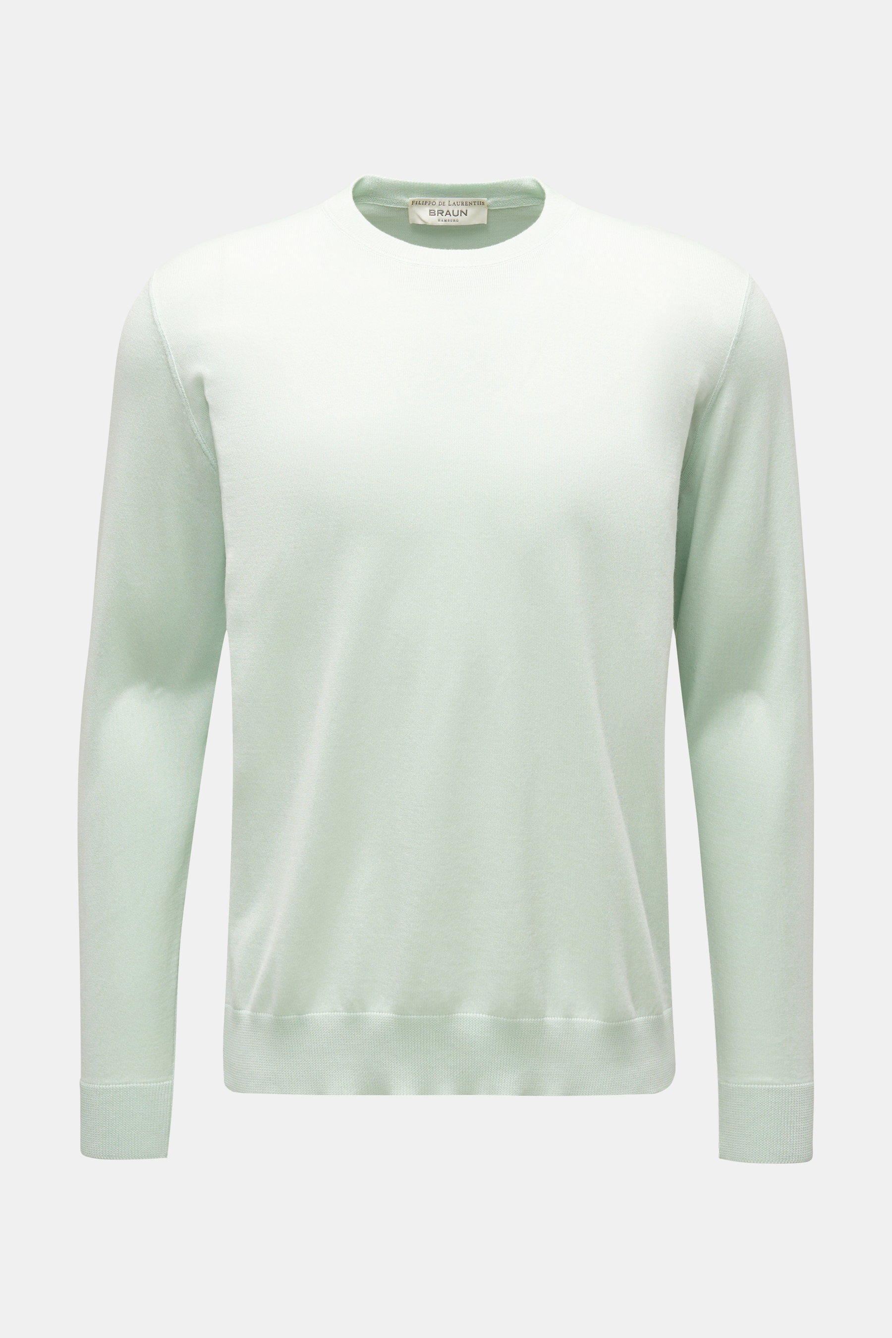 Filippo de Laurentiis Rundhals-Pullover mintgrün