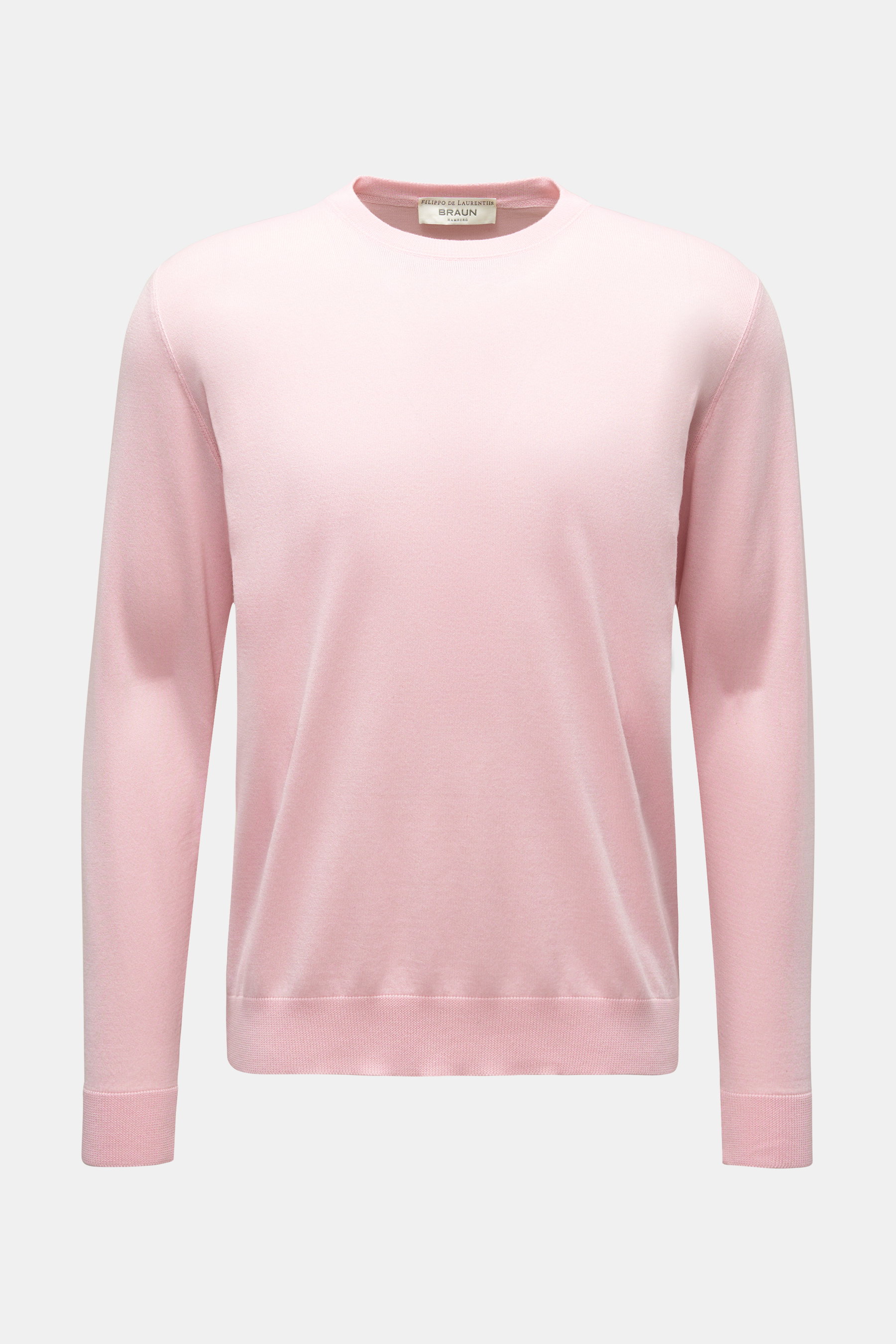 Filippo de Laurentiis Rundhals-Pullover rosé