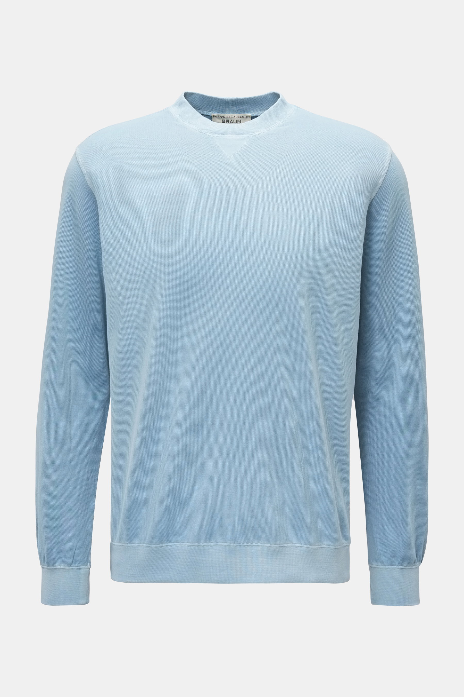 Filippo de Laurentiis Rundhalspullover hellblau