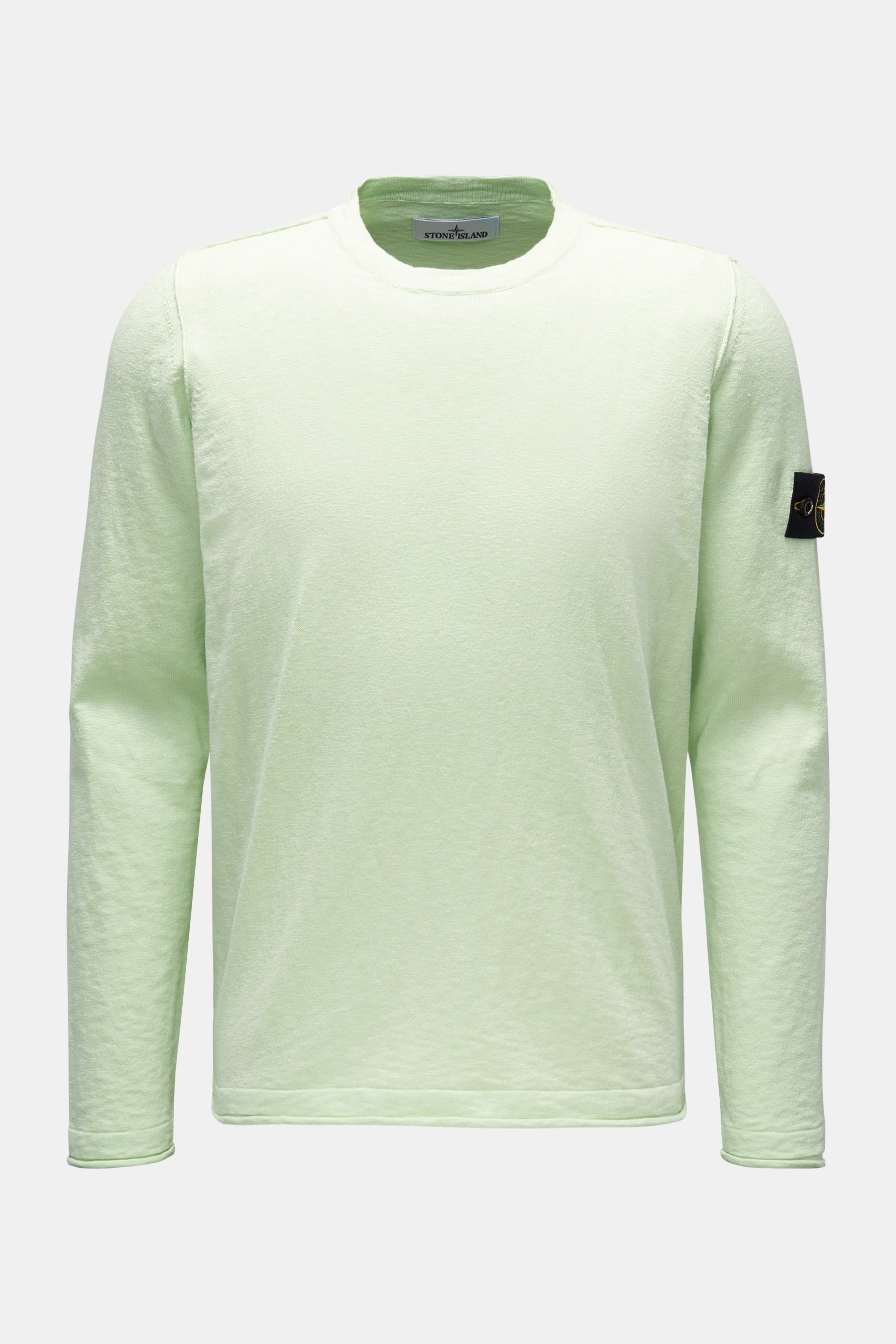 Stone Island Rundhalspullover neongrün