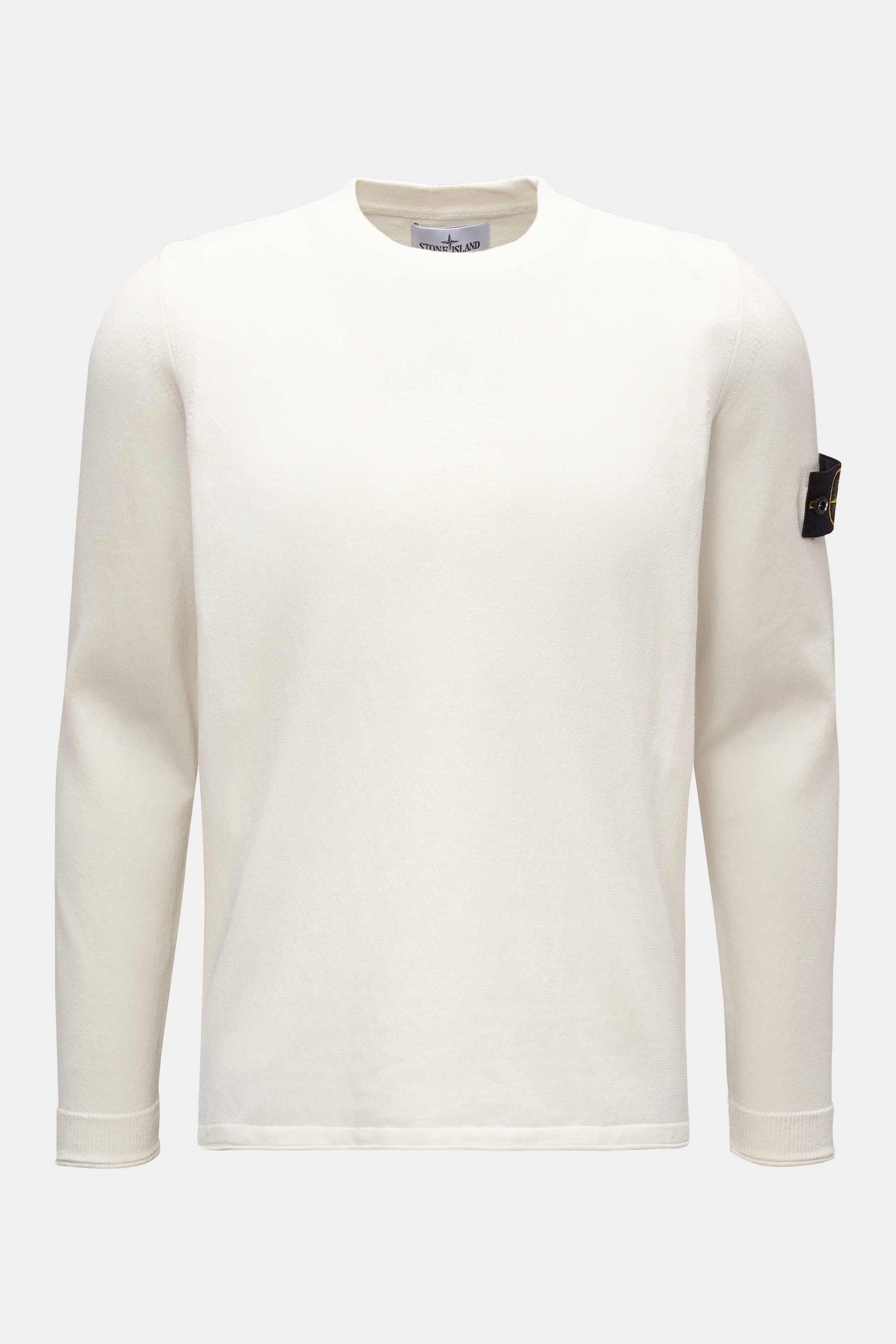 Stone Island Rundhalspullover offwhite